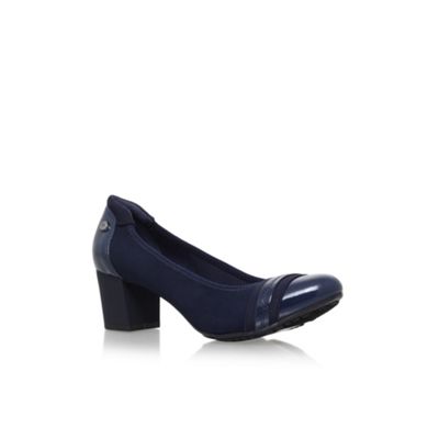 Anne Klein Blue 'Guardian' low heel court shoes